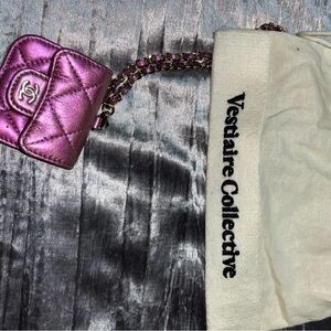 CHANEL Metallic Pink Mini Bag